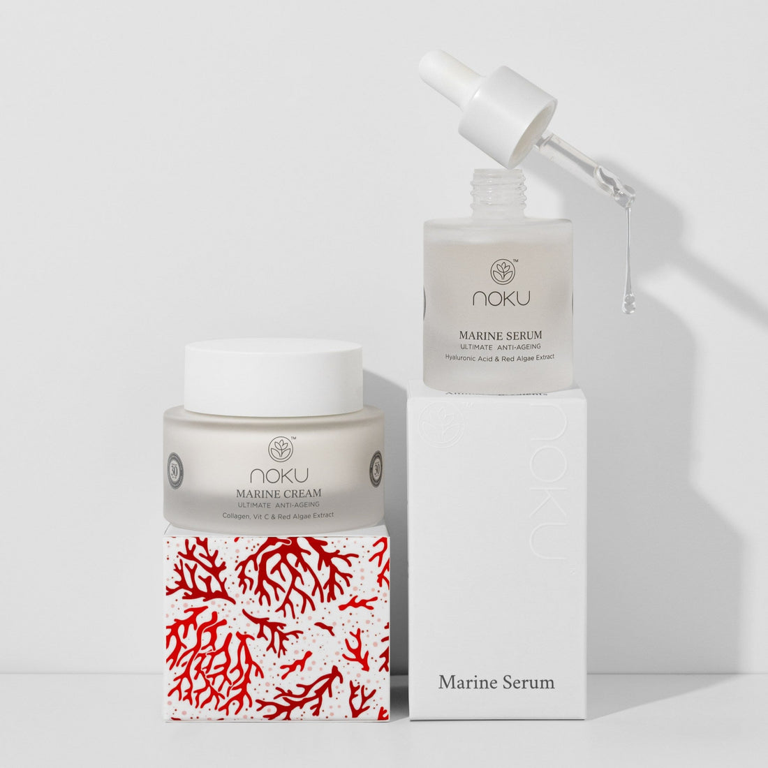 Glow Duo: Marine Cream + Serum Set