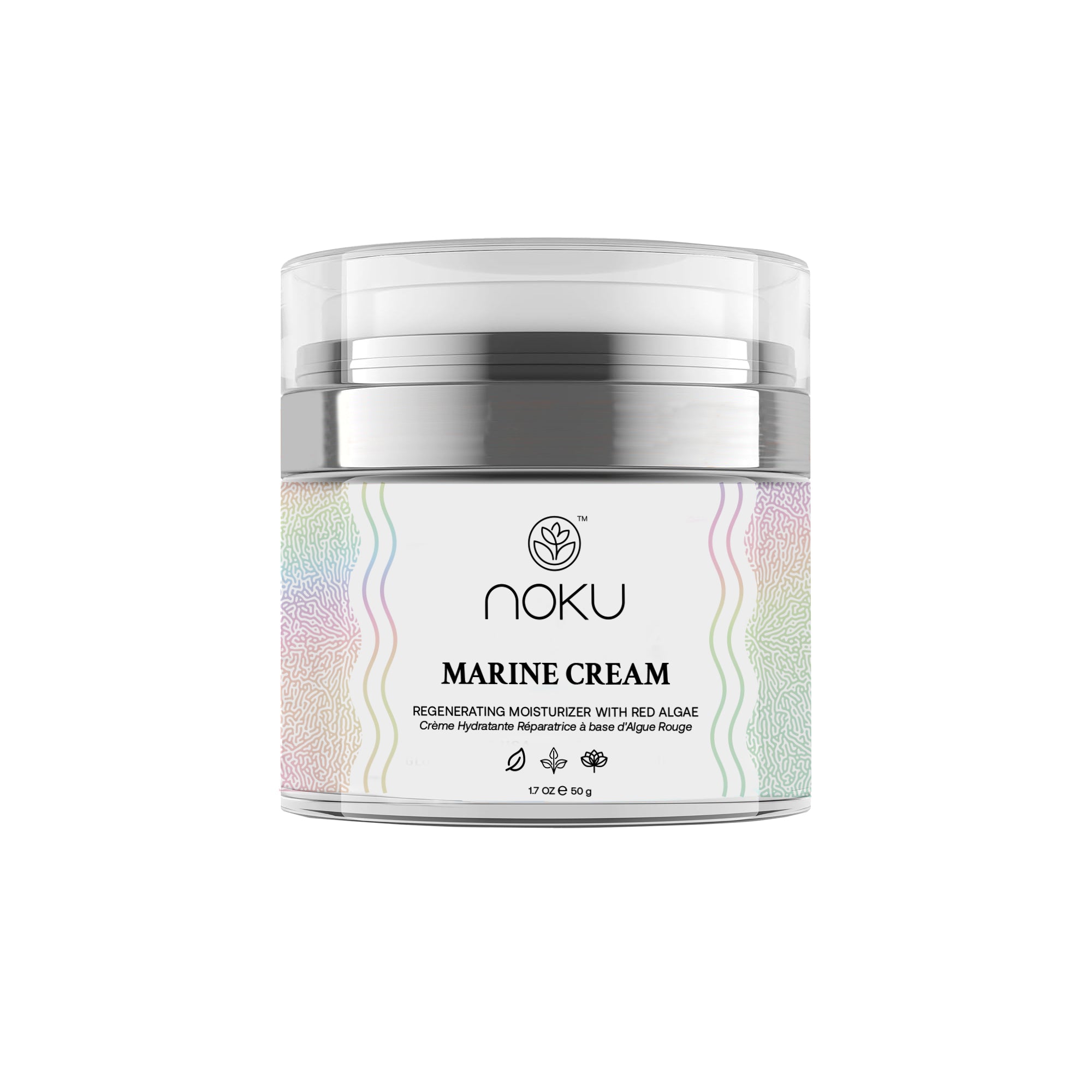 Marine Cream | Bigger 100ml Airless Jar – Ultra-Hydrating Anti-Aging Moisturizer with Red Algae, Vegan Collagen & Argireline Peptides – Vegan, Cruelty-Free, Award-Winning Formula
