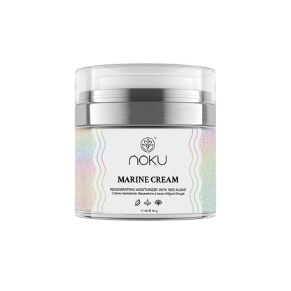 Marine Cream | Bigger 100ml Airless Jar – Ultra-Hydrating Anti-Aging Moisturizer with Red Algae, Vegan Collagen &amp; Argireline Peptides  – Vegan, Cruelty-Free, Award-Winning Formula